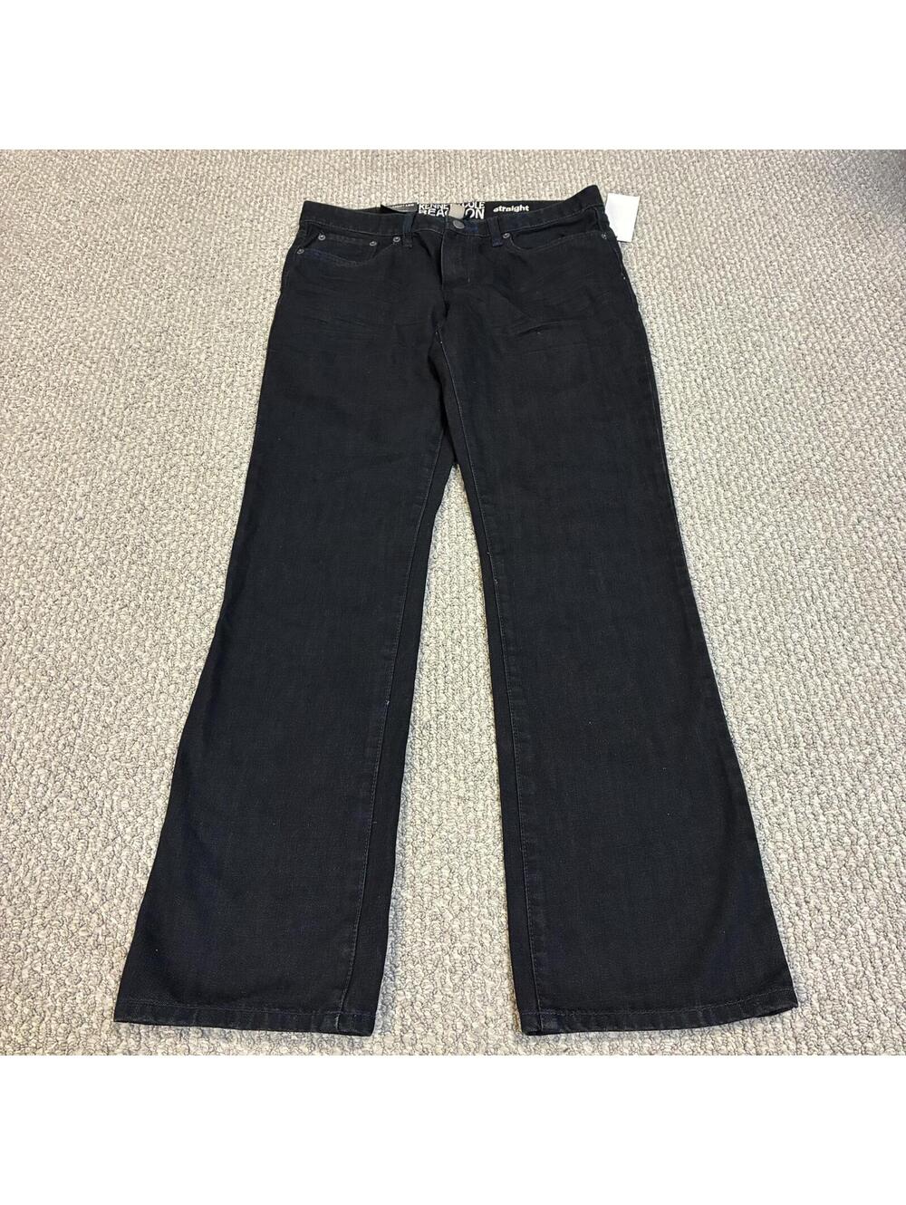Kenneth Cole Reaction Straight Leg Dark Blue Jeans Men's Size 32X32 New